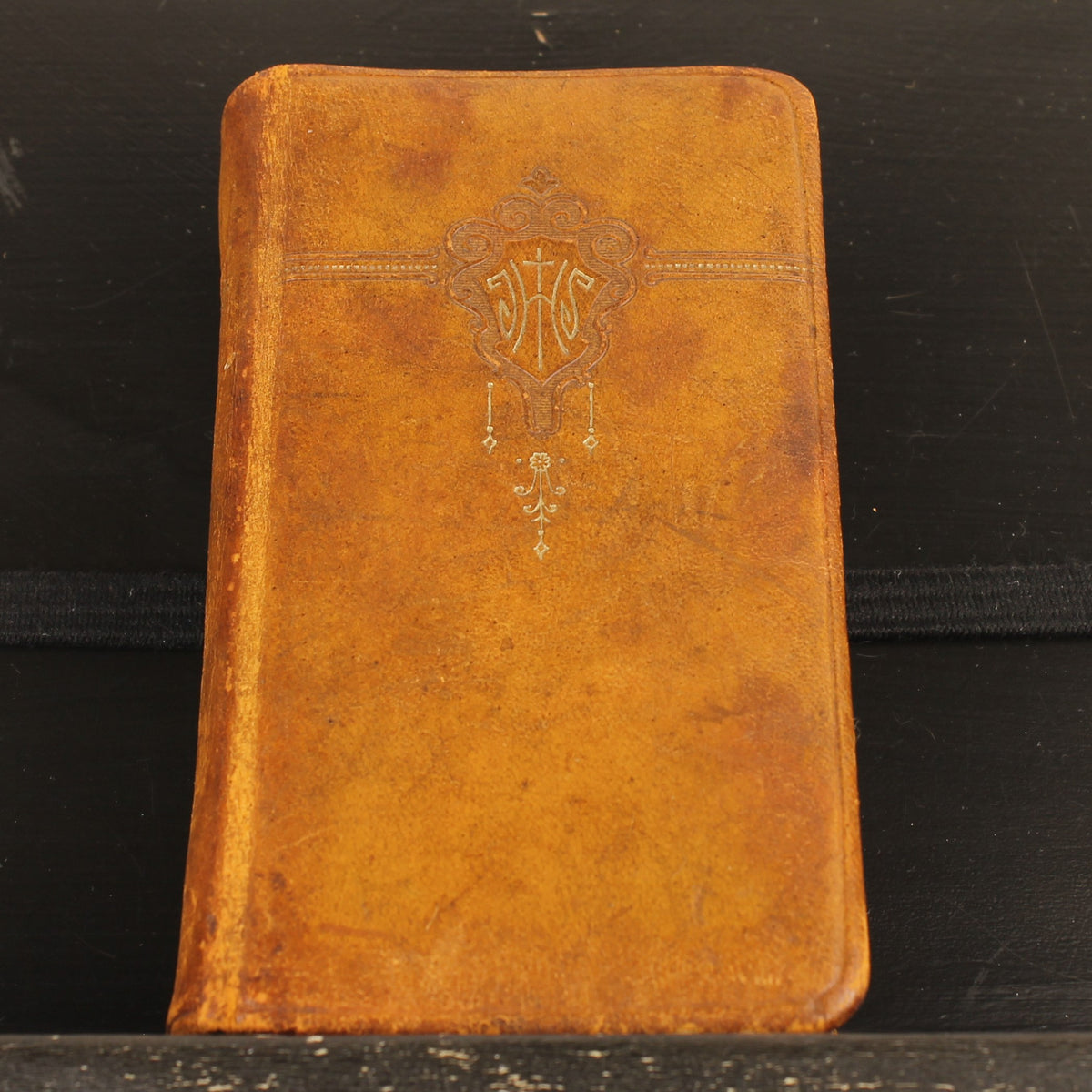 Ave Maria - Livro de Orações Antigo em Pele - Brepols Turnhout 1924