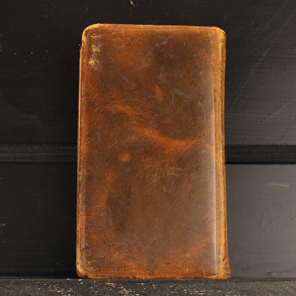 Ave Maria - Livro de Orações Antigo em Pele - Brepols Turnhout 1924