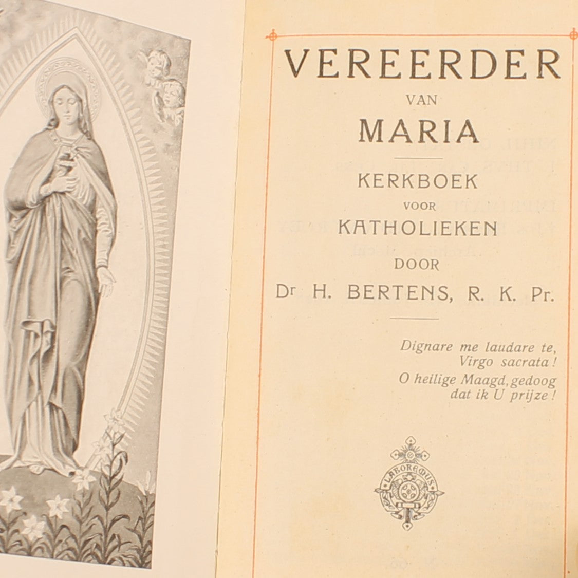 Devoto de María - Libro de oraciones - H. Bertens - ca. 1930