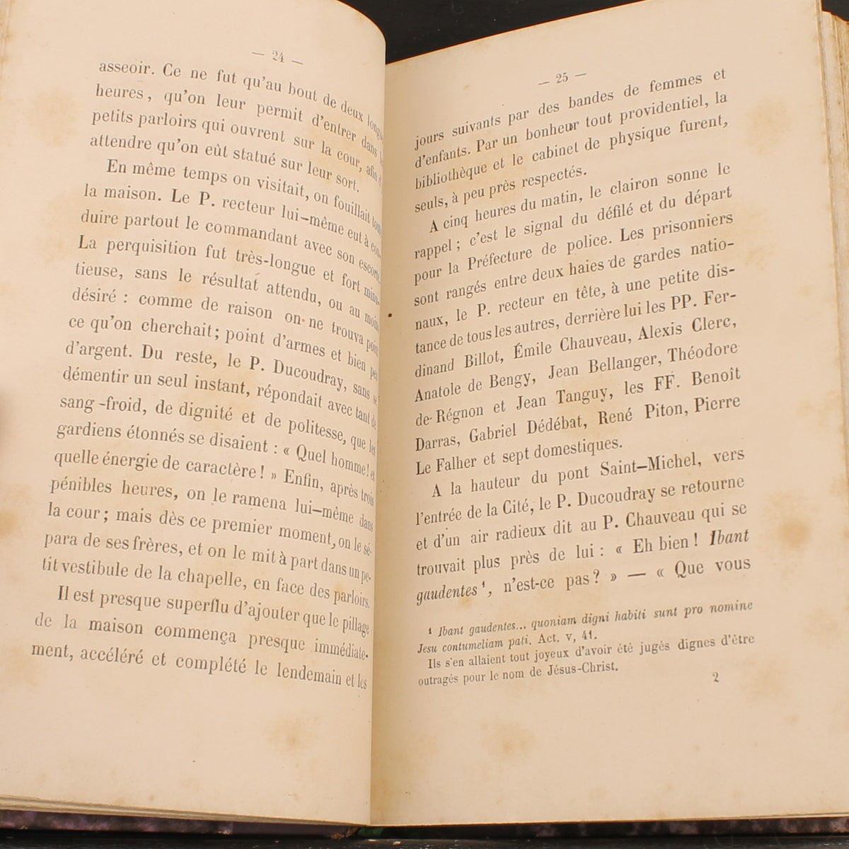 Acts of Captivity and Death - Father Armand de Ponlevoy - Antique French Book about the Paris Commune 1871