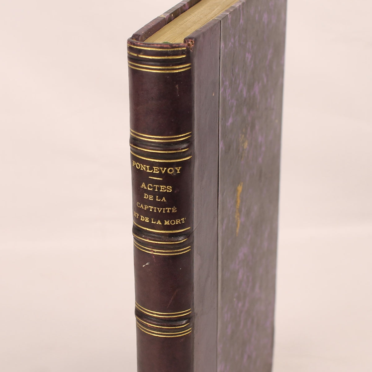 Acts of Captivity and Death - Father Armand de Ponlevoy - Antique French Book about the Paris Commune 1871