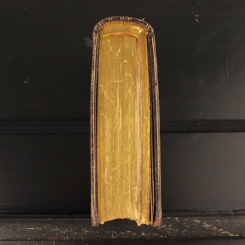 Missale von Notre-Dame | Luxuriöser Ledereinband | Antikes französisches Messbuch 1891