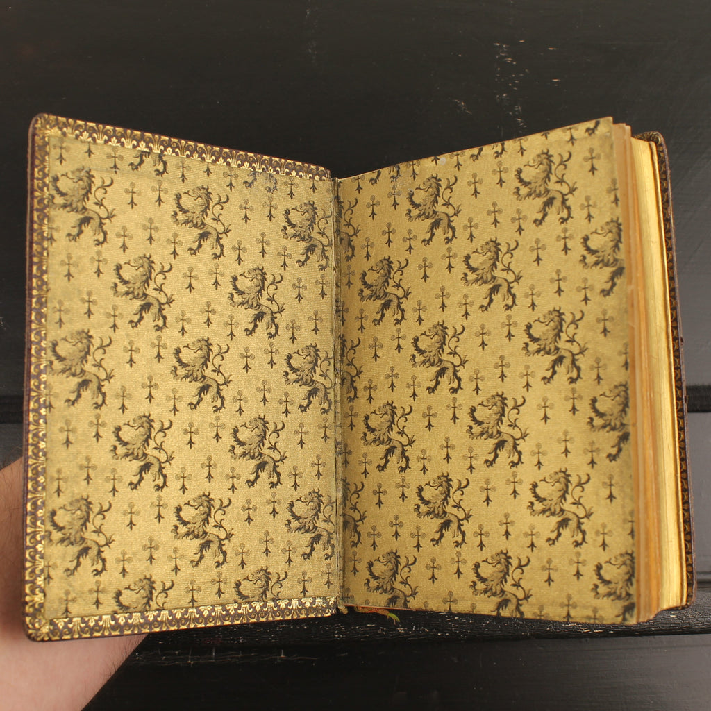 Missale von Notre-Dame | Luxuriöser Ledereinband | Antikes französisches Messbuch 1891