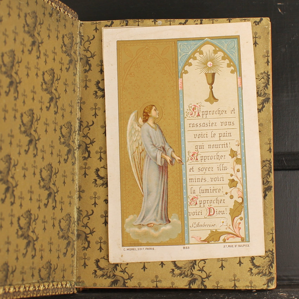 Missel de Notre-Dame | Luxe Leren Band | Antiek Frans Missaal 1891
