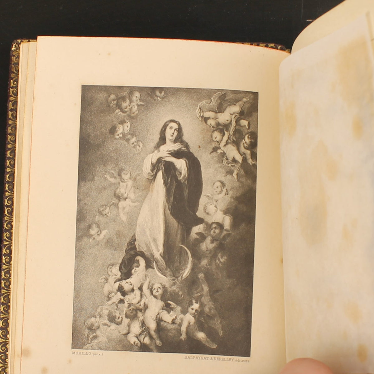 Missale von Notre-Dame | Luxuriöser Ledereinband | Antikes französisches Messbuch 1891