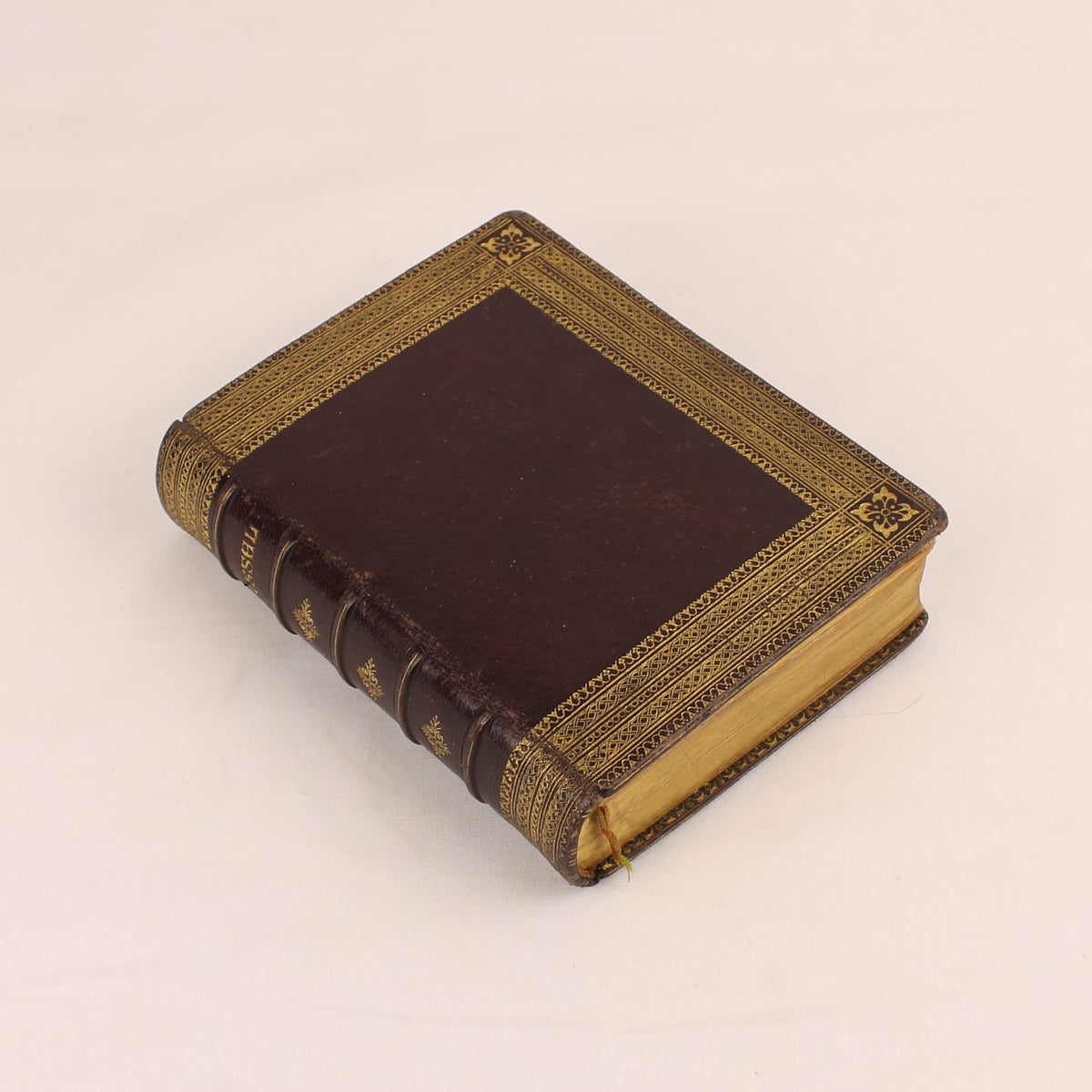 Missale von Notre-Dame | Luxuriöser Ledereinband | Antikes französisches Messbuch 1891