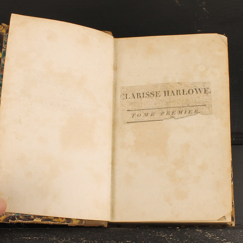 Clarisse Harlowe de Samuel Richardson | 3 volumes | Paris 1802