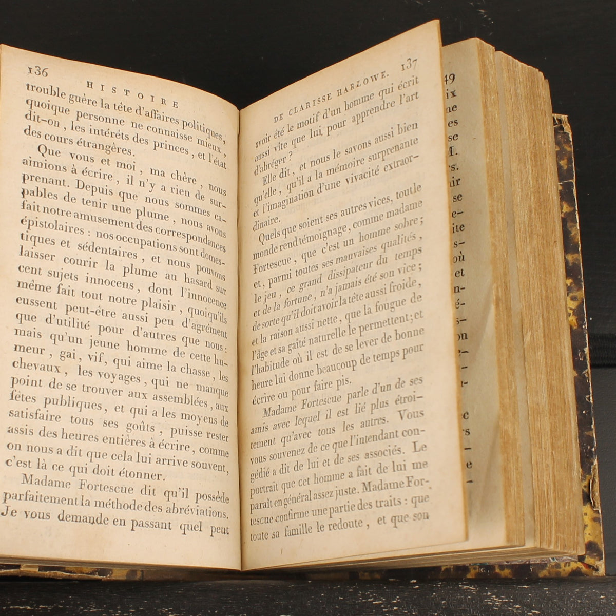 Clarisse Harlowe de Samuel Richardson | 3 volumes | Paris 1802