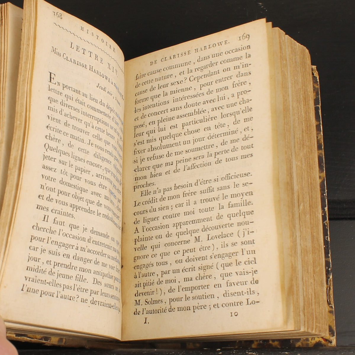 Clarisse Harlowe de Samuel Richardson | 3 volumes | Paris 1802