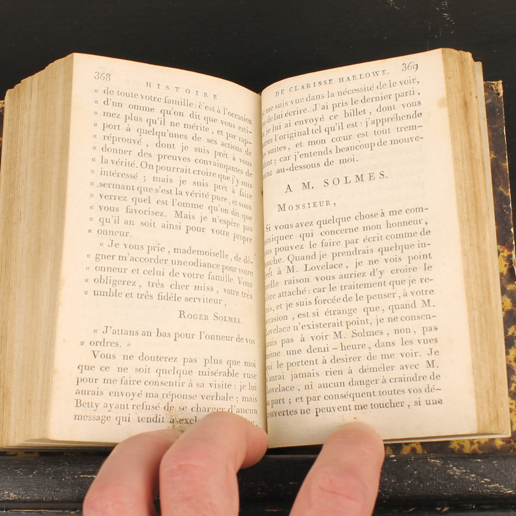 Clarisse Harlowe de Samuel Richardson | 3 volumes | Paris 1802