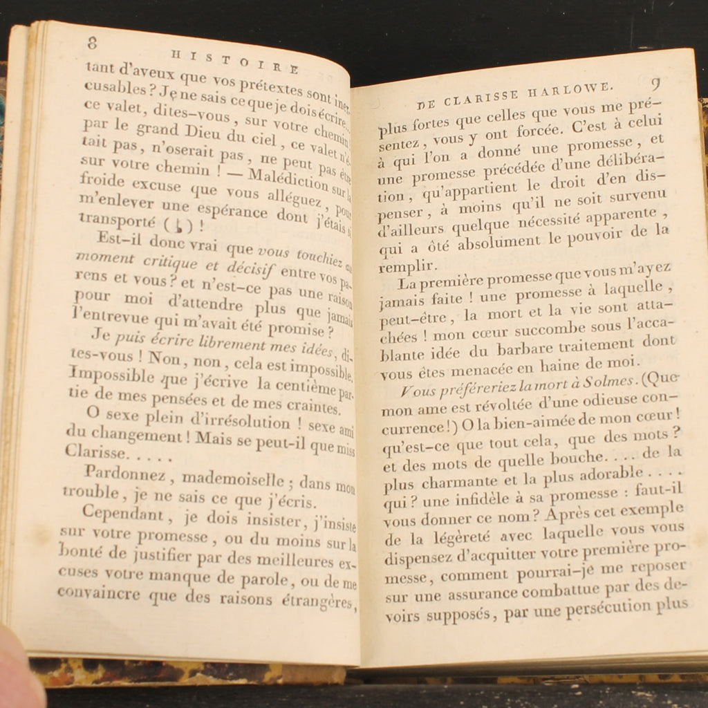 Clarisse Harlowe de Samuel Richardson | 3 volumes | Paris 1802