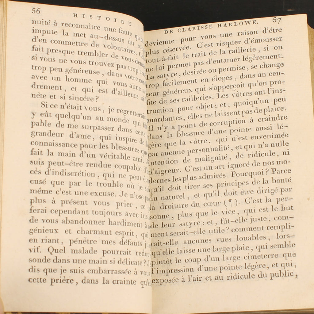 Clarisse Harlowe de Samuel Richardson | 3 volumes | Paris 1802