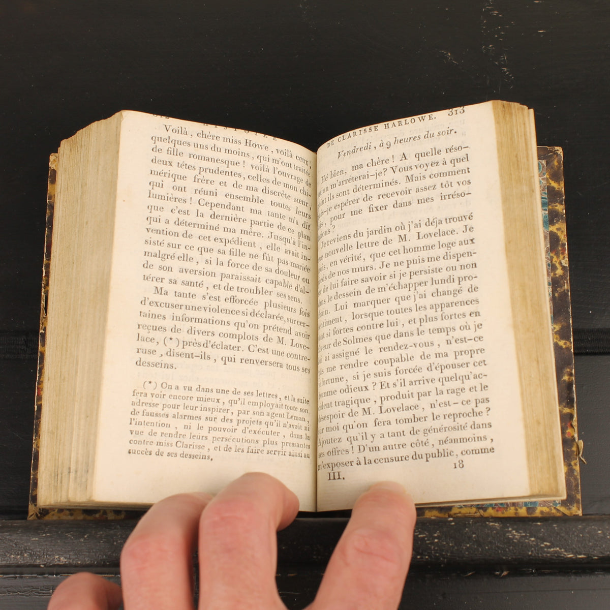 Clarisse Harlowe de Samuel Richardson | 3 volumes | Paris 1802