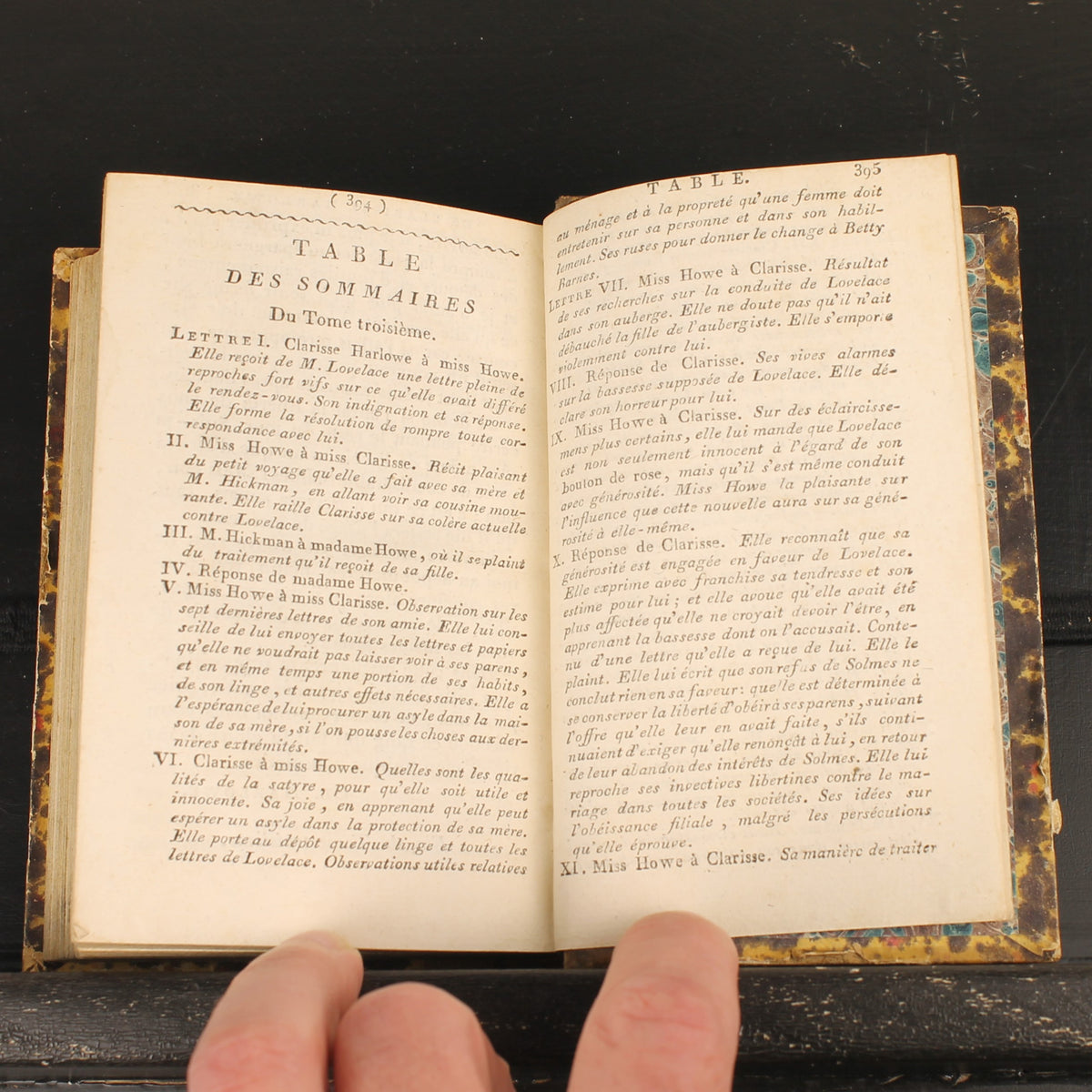 Clarisse Harlowe de Samuel Richardson | 3 volumes | Paris 1802