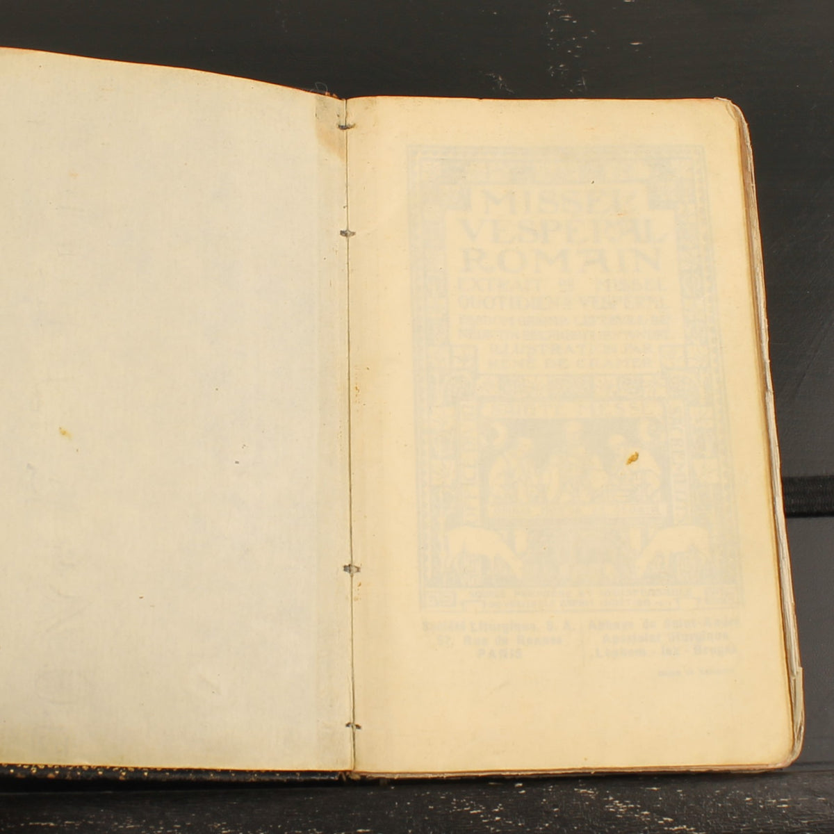 Roman Vesperal Missal - Dom Gaspar Lefebvre - Bruges 1937