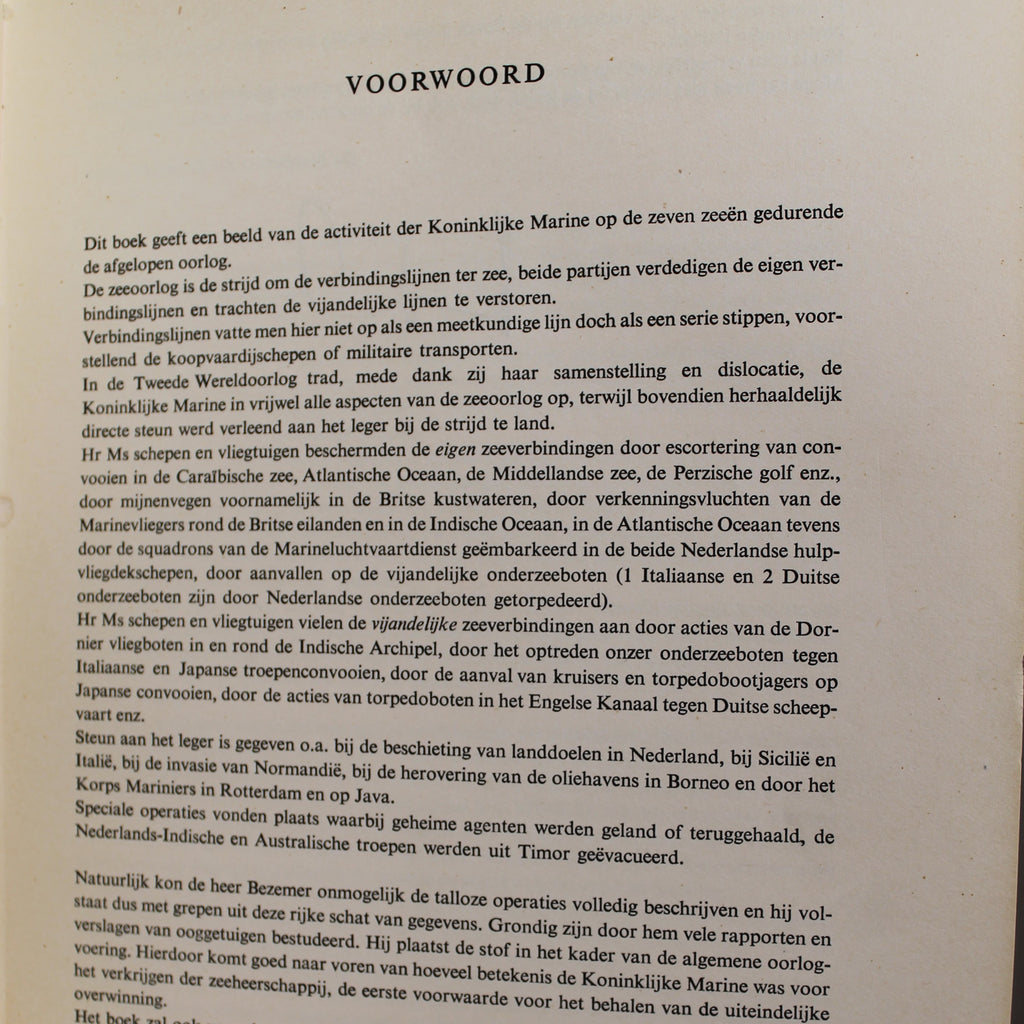 WWII Naval Book 1944 – They Fought on the Seven Seas – K.W.L. Bezemer – Original edition