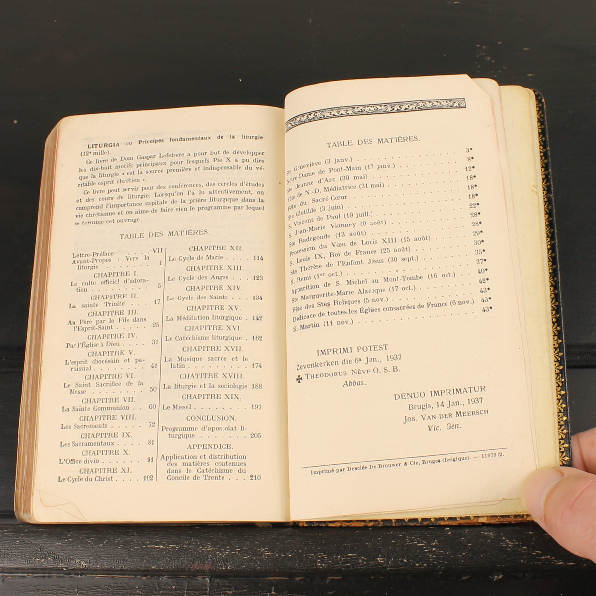 Roman Vesperal Missal - Dom Gaspar Lefebvre - Bruges 1937