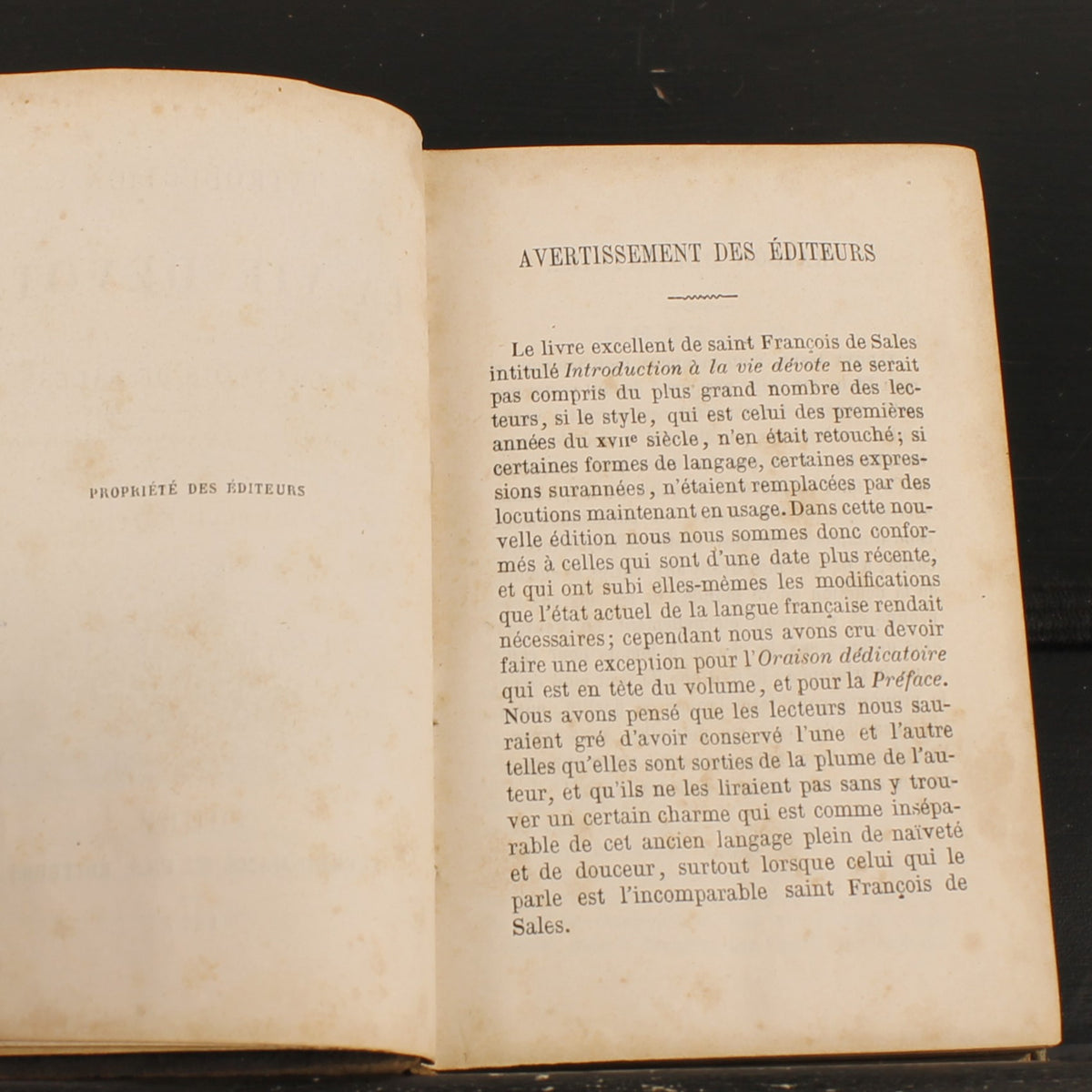 Introduction à la Vie Dévote | François de Sales | Tours 1877